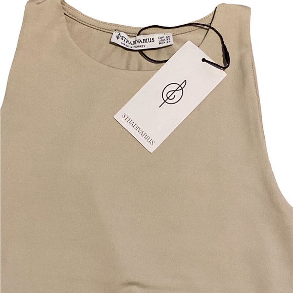 Stradivarius Tan Bodysuit Size XS - Picture 3 of 3